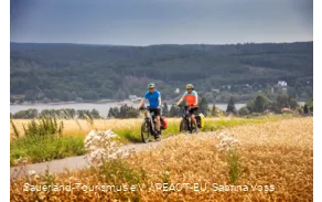 Radfahrer Felder Möhnesee