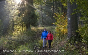 Auf der Sauerland-Waldroute am Möhnesee