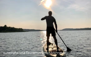 SUP auf dem Möhnesee