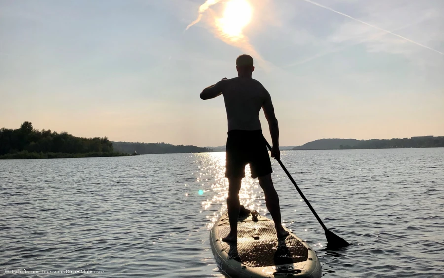 SUP auf dem Möhnesee