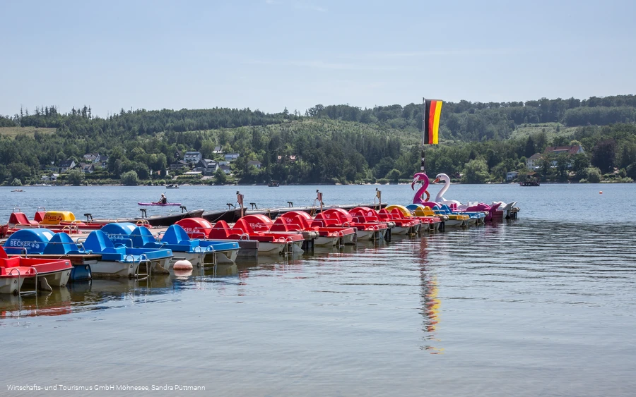 Tretbootverleih Seepark Möhnesee