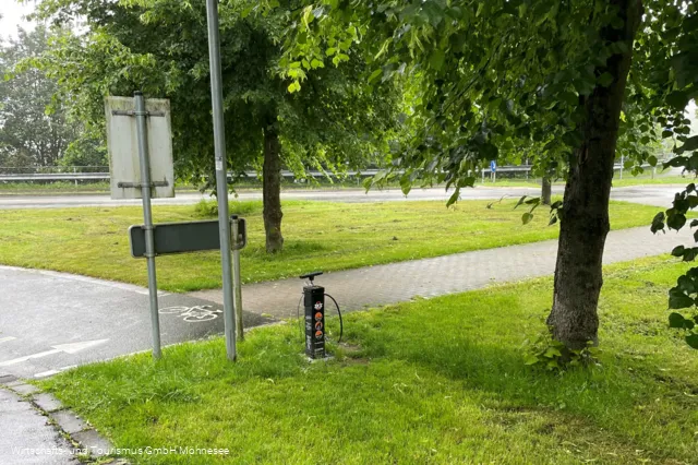 Reparaturstation Delecke Kreisverkehr 2