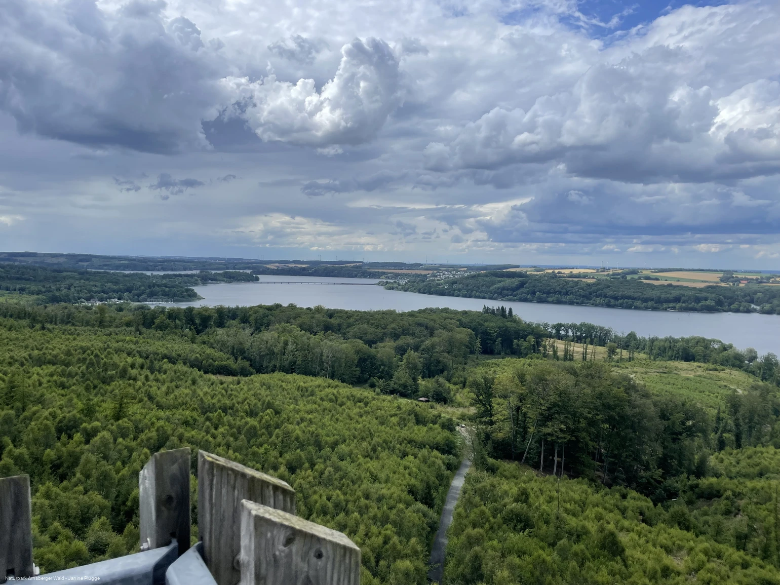 Blick vom Möhneseeturm