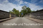 Fahrt über die Kanzelbrücke am Möhnesee