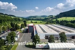 Blick auf Industriegelände